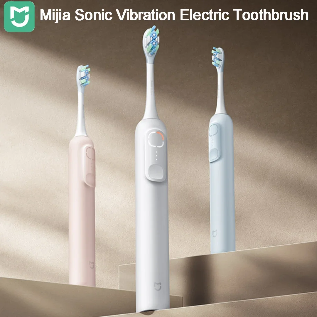 Mijia Sonic Vibration Electric Toothbrush 3 Brushing Modes IPX8 Waterproof 180 Days Battery Life Type-C Interface