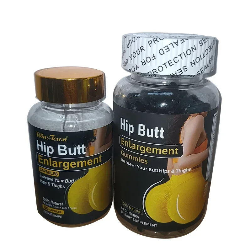 

2 bottles hip joint soft capsules+buttock lifting gummies to enhance energy immune function enriched with natural ingredients