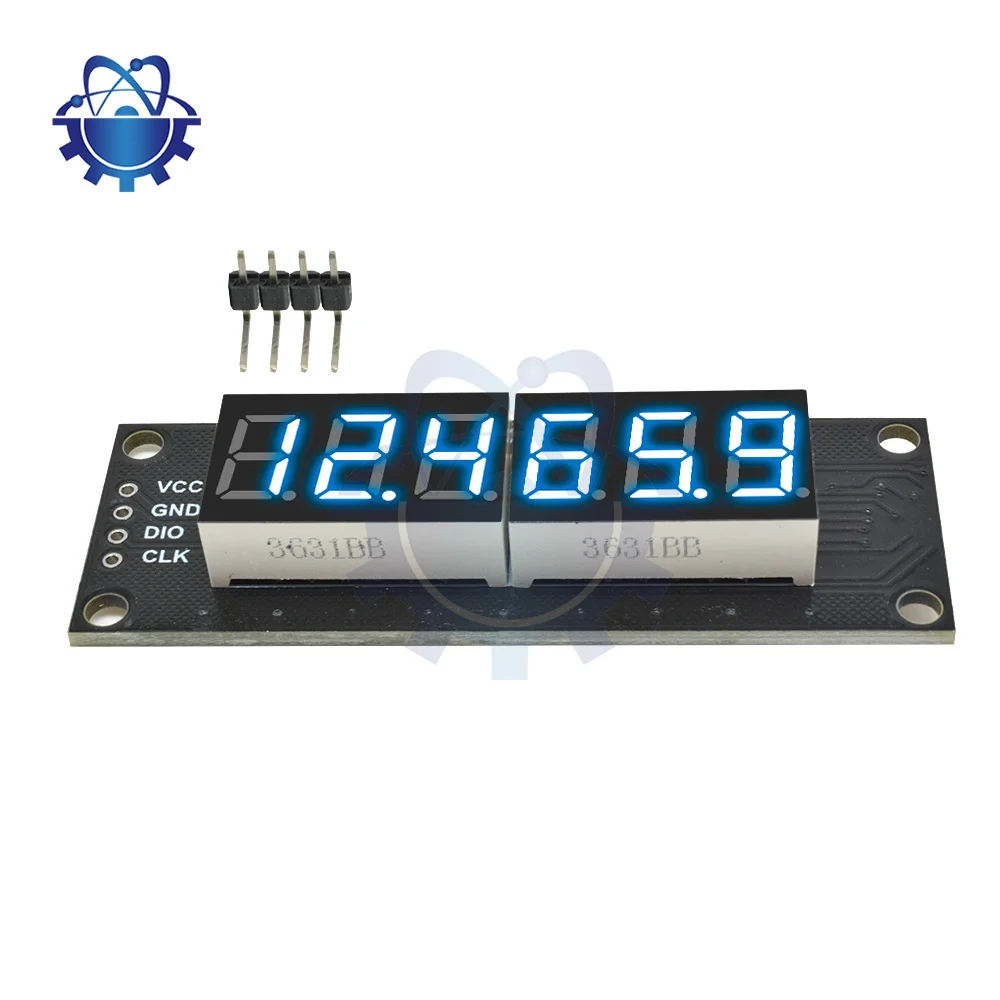 Imagem -02 - Digital Led Display Module para Arduino Tubo Módulo Board Nixie Relógio Bits Segmentos 56 Polegada Tm1637