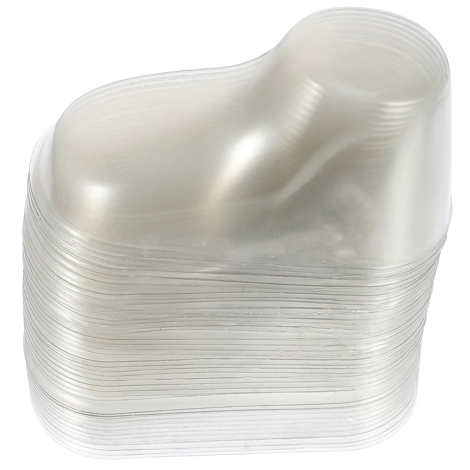 40 قطعة أشجار الأحذية الشفافة 8 سنتيمتر أصحاب PVC للأحذية الجوارب الجوارب عرض تخزين المجوهرات المعارض ganizers #4