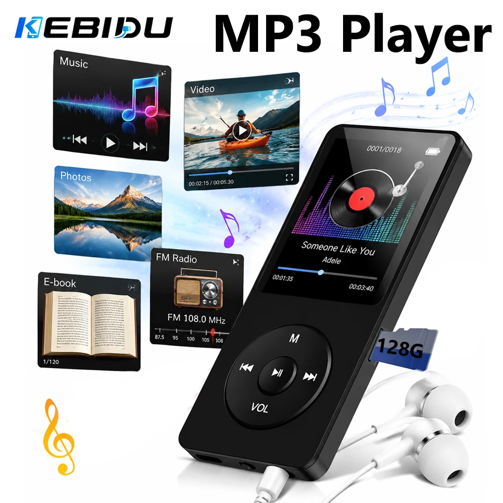 Musical Instrument Image - Lettore MP3 Portatile Bluetooth, Riproduttore Musicale
