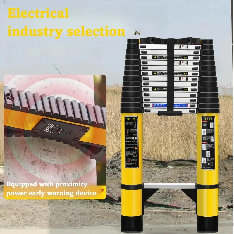 

Aluminum Alloy Telescopic Ladder Electrician Grade Heavy Duty Design For Outdoor Engineering Applications