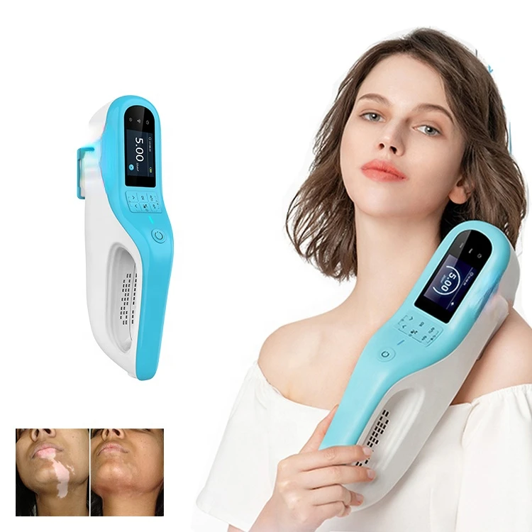 2024 New Trend Vitiligo Treatment 308nm Excimer KN-5000E Handheld UV Phototherapy Excimer 308 nm Excimer laser