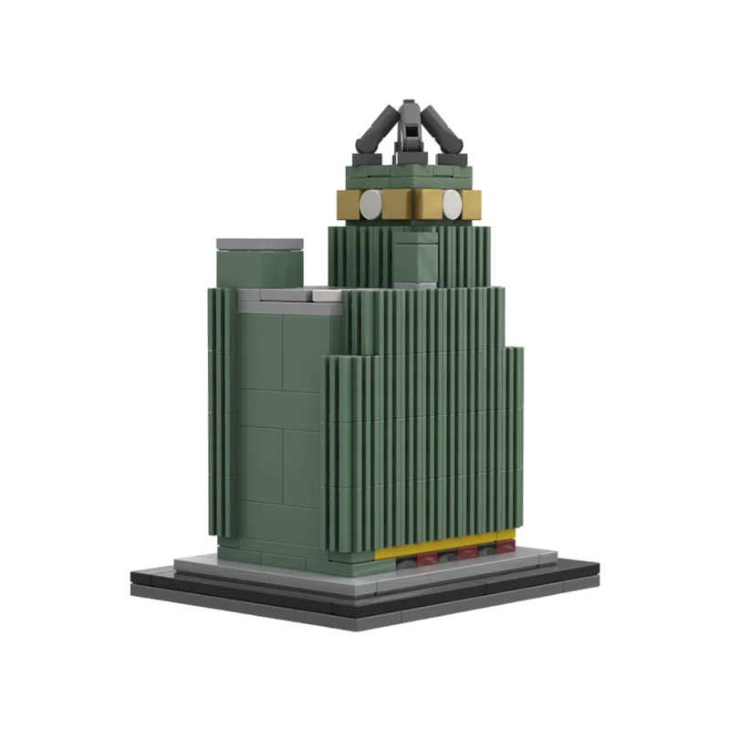 286 PCS Urban Artistic Skyscraper MOC Customize Modular Building Block Simple Model Educational Design DIY Festival Toy Gift