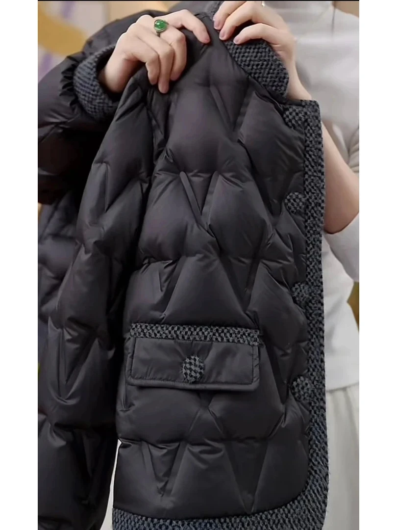 

Новая зимняя женская свободная утепленная куртка-пуховик из хлопка, теплая, в корейском стиле, модная, с длинными рукавами, с капюшоном