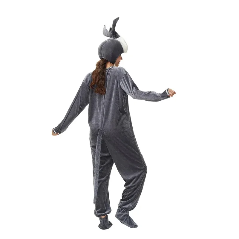 عرض الملاهي للأطفال زي دمية على شكل حيوان حمار نيسيي للأطفال