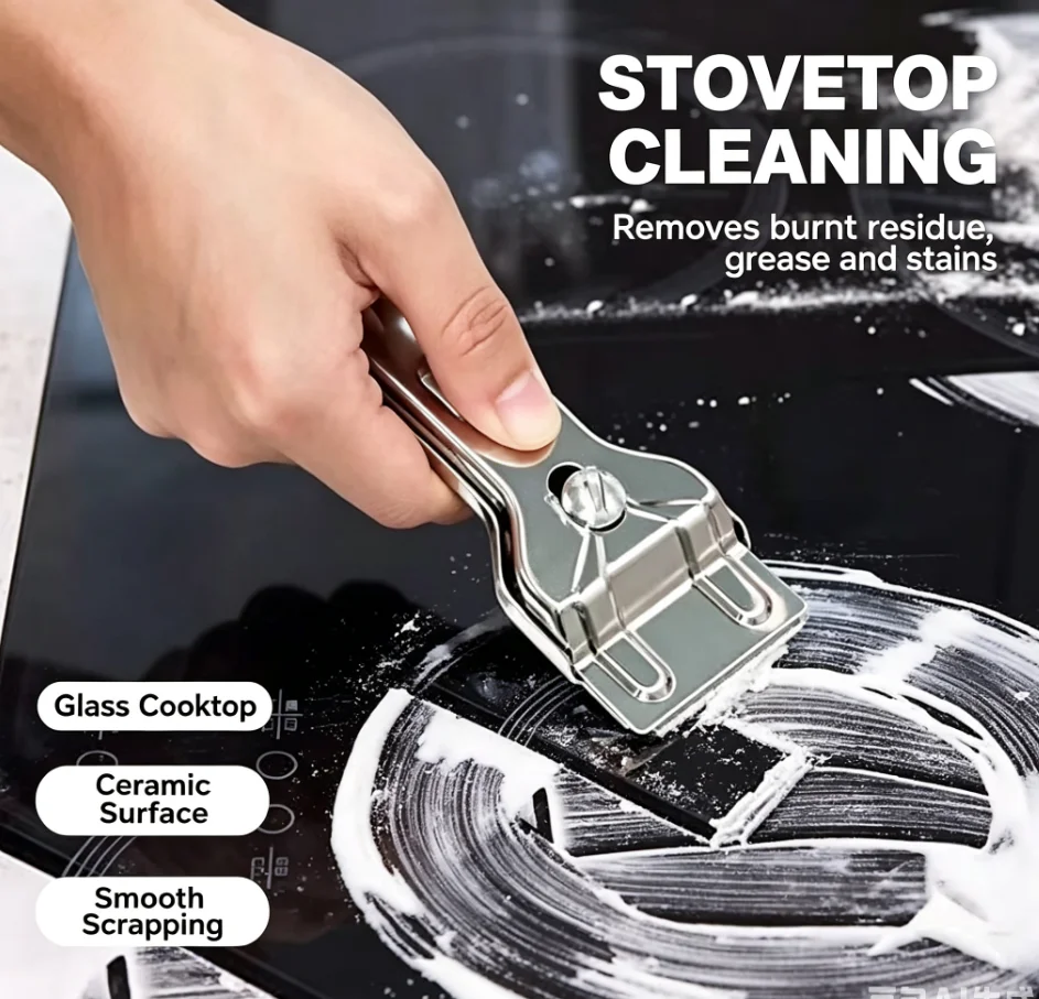 Multifunction Scraper Cleaner Remover With 5/10pcs Blade For Cleaning Oven Cooker Tools Utility Knife
