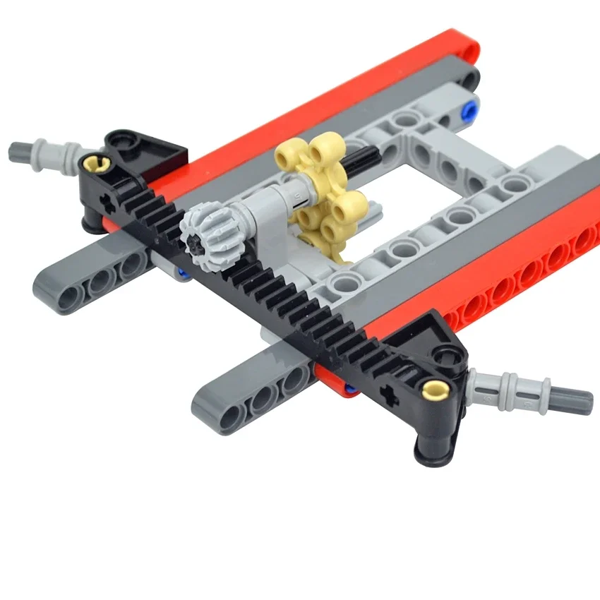 SEEMEY Dernier différentiel Ensemble de pièces d'Engrenages et d'essieux Compatible avec Les pièces Lego Technic, Gears Chain lnks Pins Essieux Assortiment différentiel 123Pcs Pack