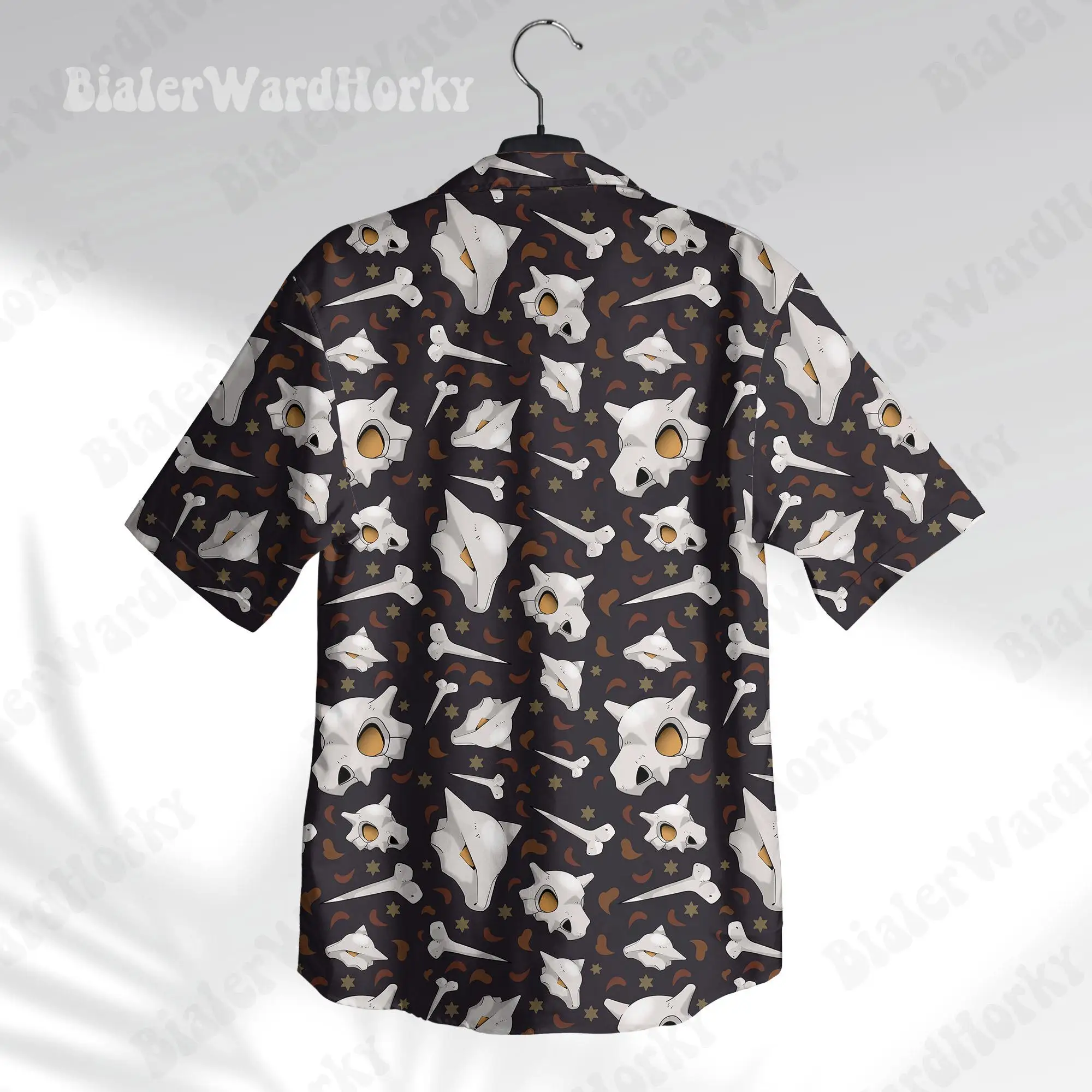 Cubone Hawaiian Shirt Pokémon Anime Grafik T-Shirt Sommer Sport Freizeit Herren T-Shirt Kinderbekleidung T-Shirt Y2k Frau ﻿ – Detail 4