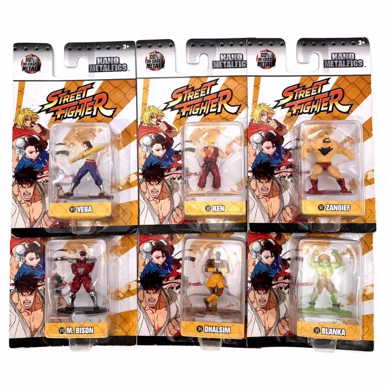 

Anime Street Fighter Mini Alloy Figurine Die-cast Metal Figurine As A Gift for Your Boyfriend