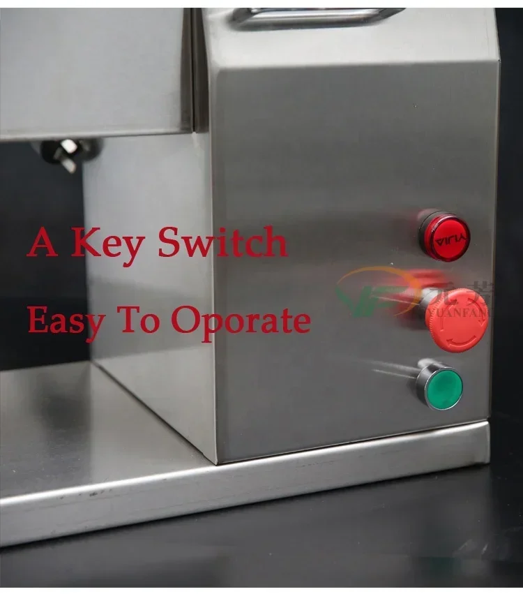 Factory Outlet Electric Table Type Automatic Commercial Meat Slicer Cutter Shredded Meat Cutting Machine