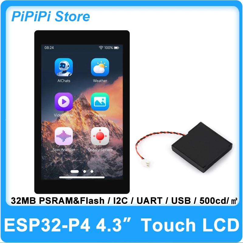 placa-de-desarrollo-waveshare-esp32-p4-wifi6-con-pantalla-ips-tactil-de-43-pulgadas-y-resolucion-480x800-compatible-con-esp32-c6-ble5-y-codec-de-audio-para-arduino-iot