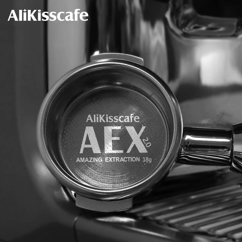 Alikis scafe Espresso Filter korb 58,5mm Präzision 18g 22g für Puck Screen Sieb Sieb Kaffee maschinen Barista Werkzeug Zubehör