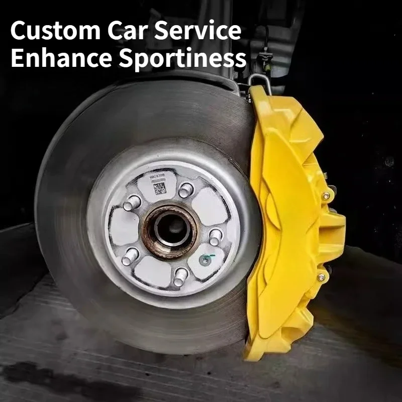 For Xiaomi YU7 / SU7 2025 2026 Car Brake Caliper Cover Aluminum Alloy Front and Rear Wheel Hub Protector Exterior Modification