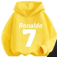 Personalized Number 7 Printed Simple Same Style Children's Fashion Loose Hoodie Children's Daily Dressing