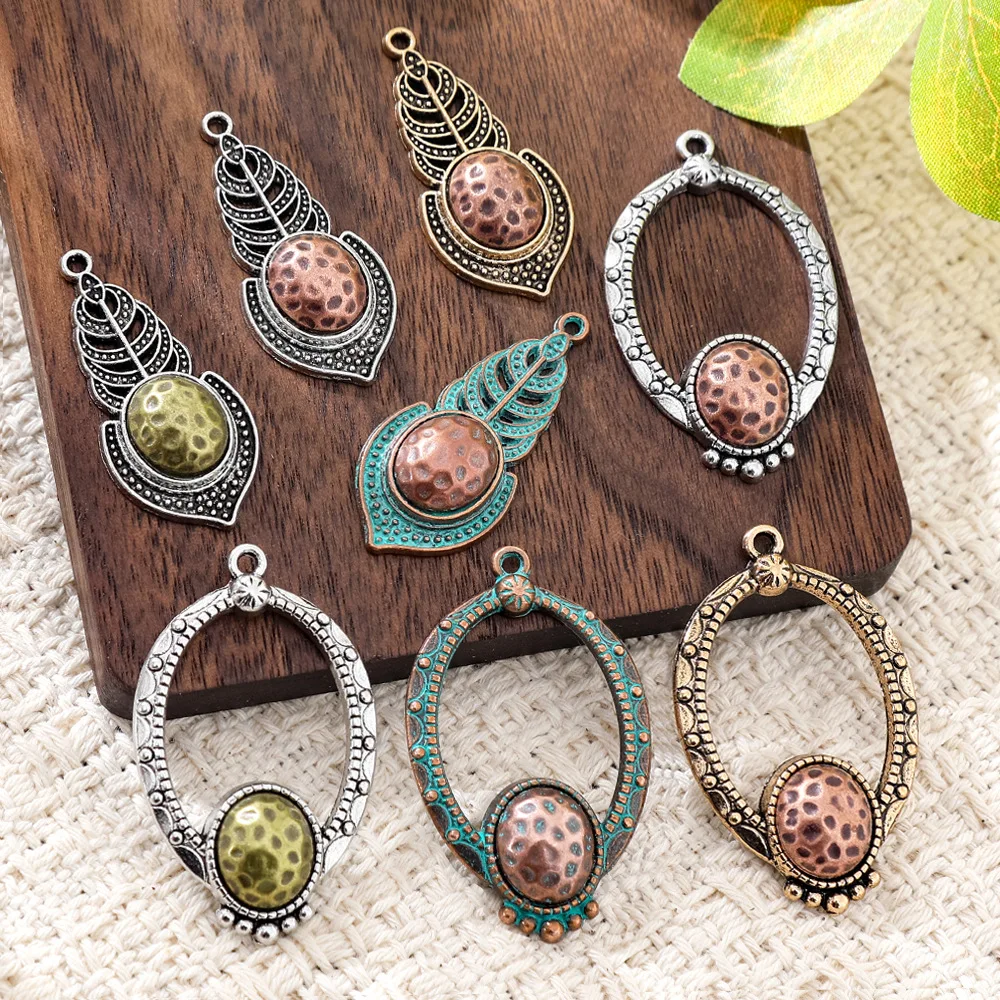 Ethnic Fashion For Women - Ciondoli Vintage Etnici Bohémien con Pietre