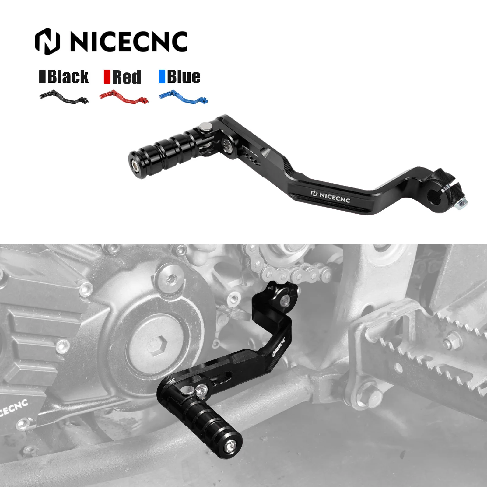 

For Yamaha YFZ450R Shift Lever Pedal ATV YFZ450RSE 2009-2025 YFZ450X 2010-2011 T6-6061 Aluminum 18P-18110-00-00