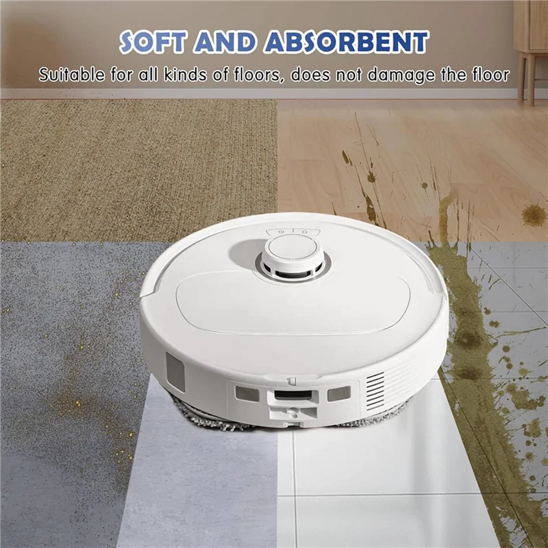 

AC88-16X для Roborock Q Revo/Qrevo Pro/Qrevo S/Qrevo Curv/Qrevo Maxv робот-пылесос ткань для швабры из микрофибры