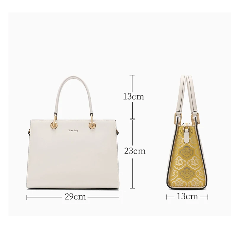 High Quality Genuine Leather Bag Designer Bags Luxury Fashion Women\'s Handbag Real Cowhide Bag Tote Bags For Female Bag