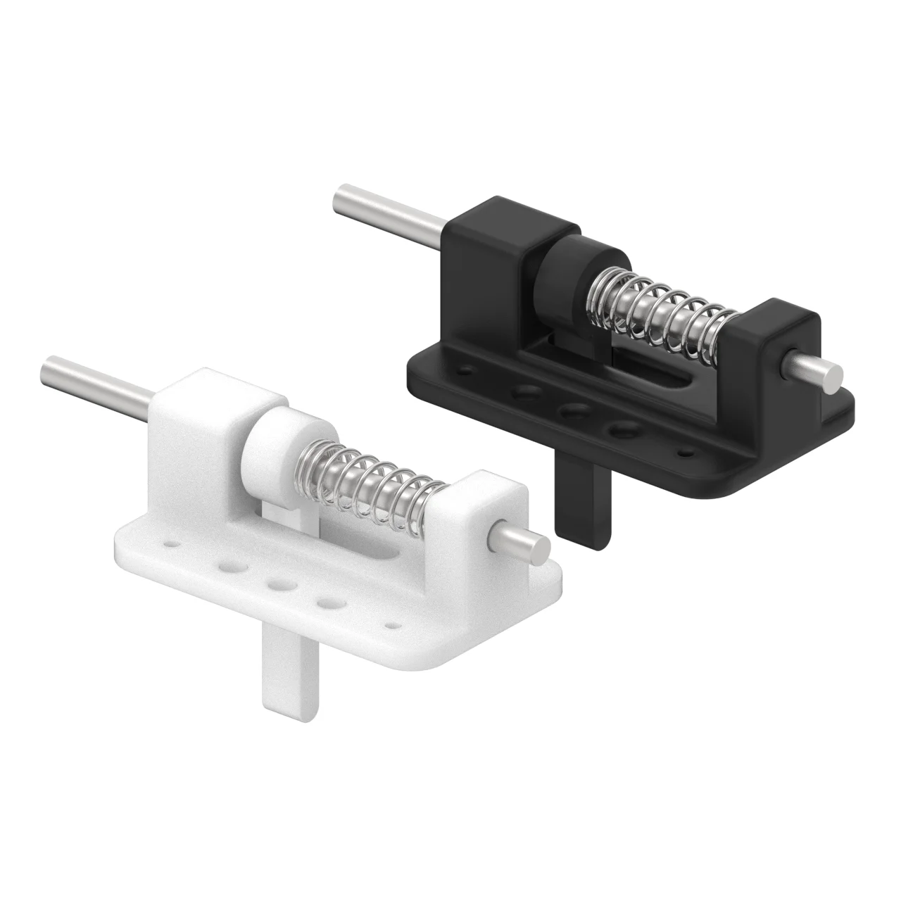 2 uds 2/3mm hebilla de bloqueo de fijación de puerta de cabina resorte Pin de cabina captura escotilla pestillo cubierta de dosel para DIY RC avión barco modelo