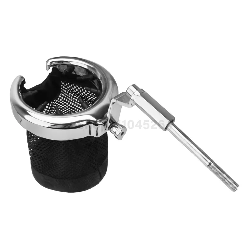 Motorcycle Rear Water Holder Chrome Passenger Drink Bottle Cup For Honda Goldwing 1800 GL1800 2001-2015 F6B 2013-2015