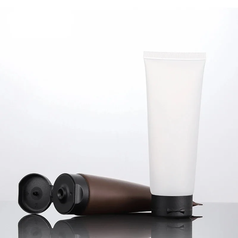 1pcs 100ml Matte Soft Tubes Travel Empty Bottle Refillable Packing Containers For Cosmetic Cream Lotion Shampoo