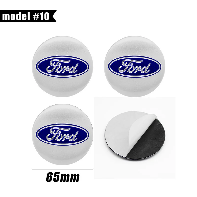 4 Stuks 56 Mm 60 Mm 65 Mm Auto Wiel Center Hub Caps Badge Sticker Decals Voor Ford Fiesta Mondeo fusion Edge Mk2 Focus Auto Accessoires