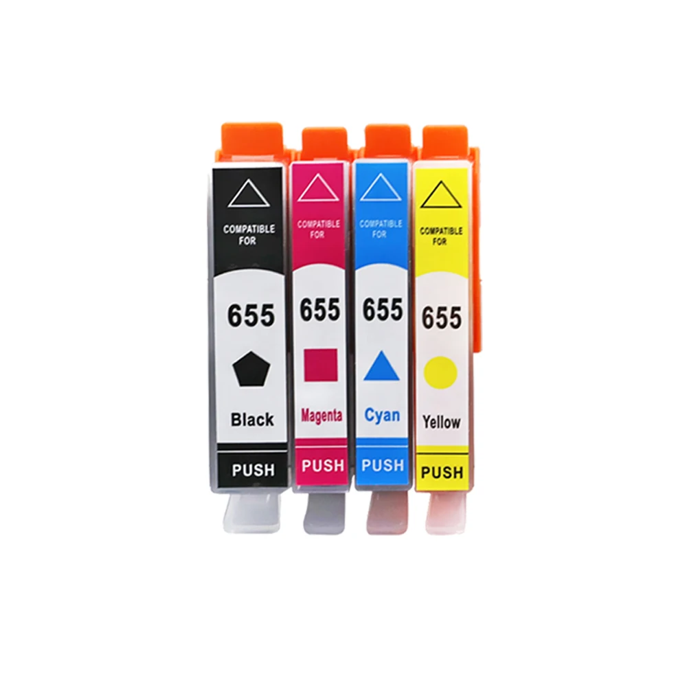 Compatible HP 655 655XL Ink Cartridge 655XL HP655  Replacement for HP655 Deskjet 3525 5525 4615 4625 4525 6520 6525 6625 Printer