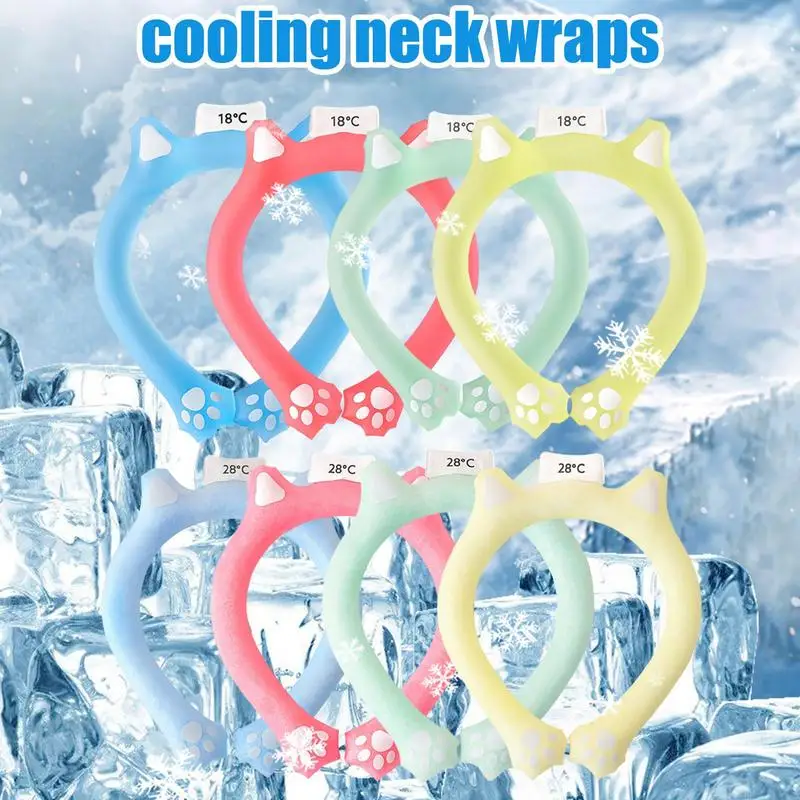 

Neck Cooler Tube Neck Cooler For Fitness Summer Outdoor Reusable NeckCooling Wrap Gel Ice Pack Relief For Hot Flashes And Feve