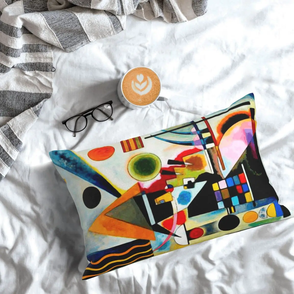 Kandinsky - Swinging Rectangle Pillowcase Cushion Cover Decor Bedroom Bed Home Comfort Throw Pillow