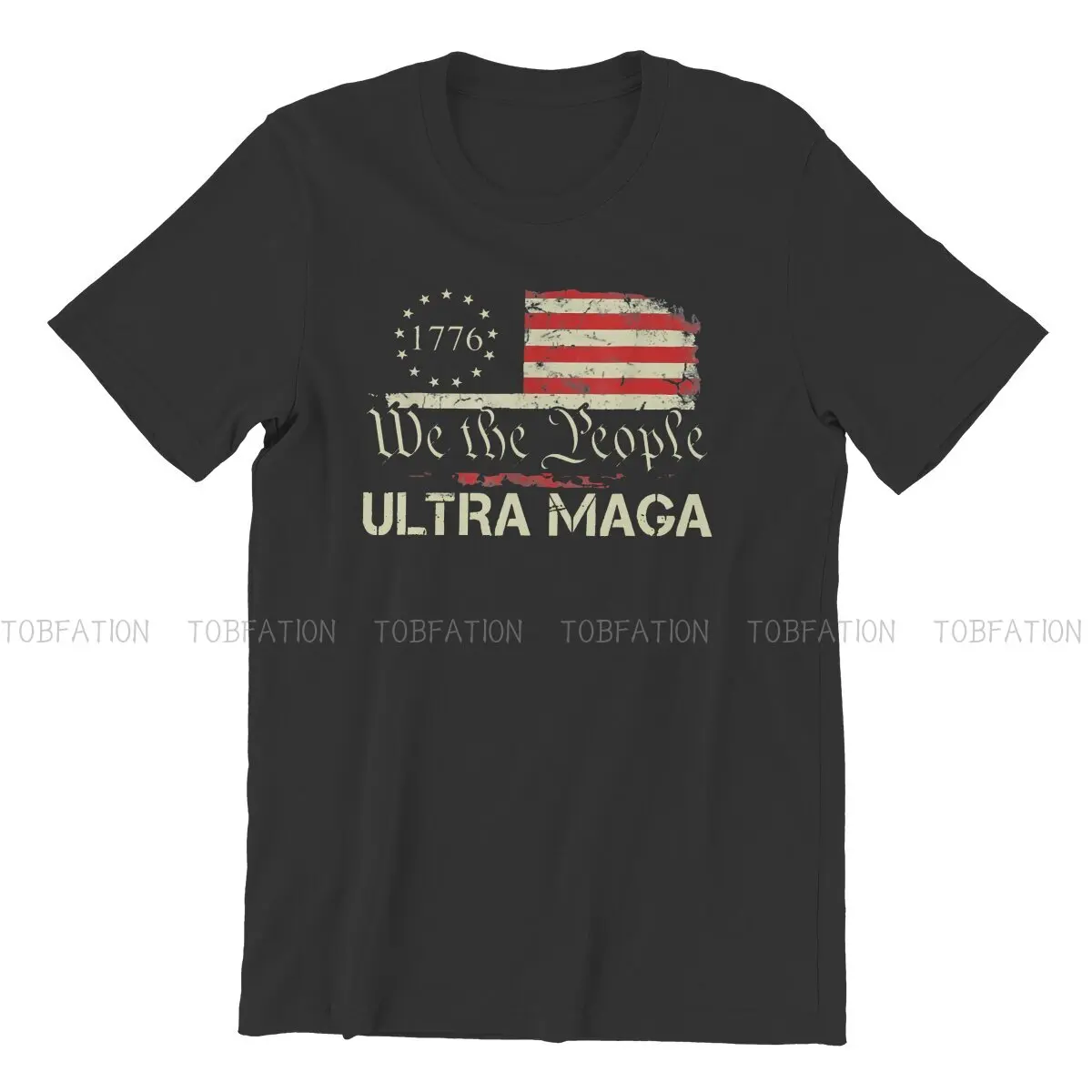 People Flag 1776  Harajuku TShirt Ultra Maga Printing Tops Comfortable T Shirt Men Tee Unique Gift Idea