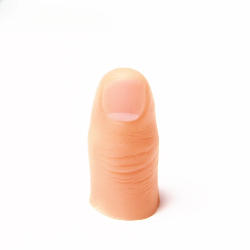 1pcs Soft Thumb TIP Finger PARTY Prank Magic Trick Close Up Vanish ปรากฏ Finger Trick Props นวนิยายตลก Magic ของเล่น