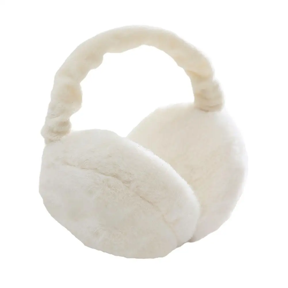 Soft Plush Ear Warmer Winter Warm Earmuffs for Women Men Fashion Solid Color Earflap Outdoor Cold Protection Ear-Muffs Ear K7D1