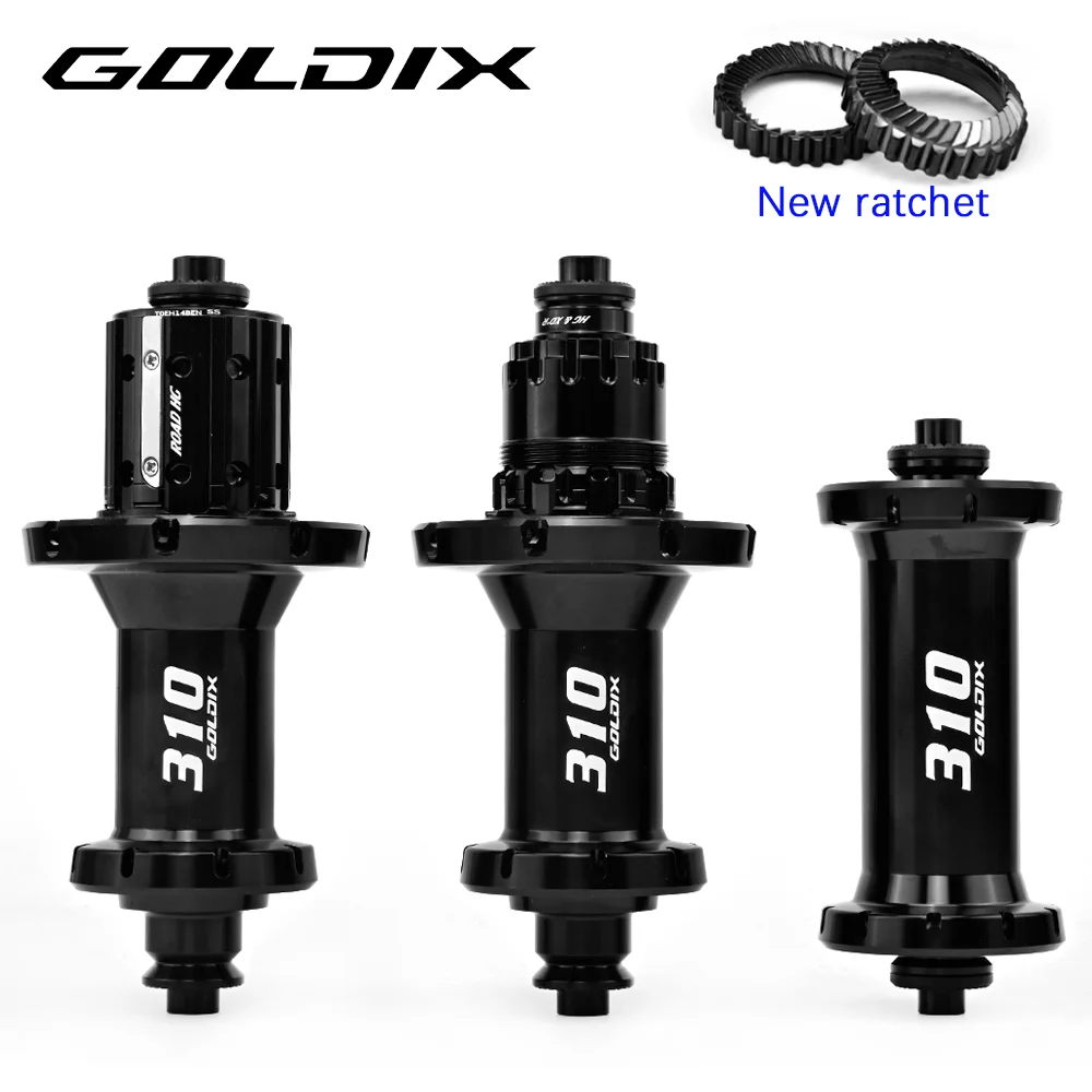 GOLDIX New Lightweight R310 Bicycle Hub 20/24H 36T Ratchet V-Brake Hub For SHIMANO SRAM 11/12 Speed