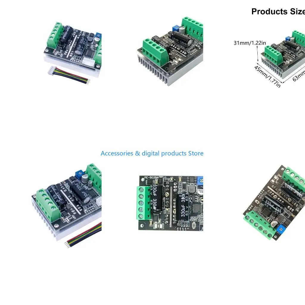 77JD Advanced 500W Brushless Motor Controller, 60V20A PWM Motor Drive Board for Intelligent Vehicles Developments