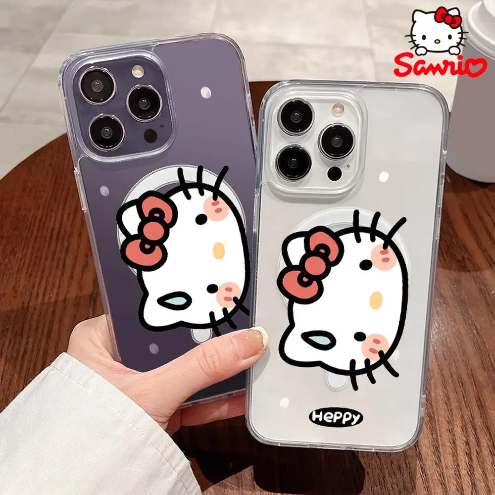 

Sanrio Hellokitty Phone Cases Fall Prevention Iphone 16/15/14/13/12/11 Girl Iphone Case Hello Kitty Pink Accessory 2025 New