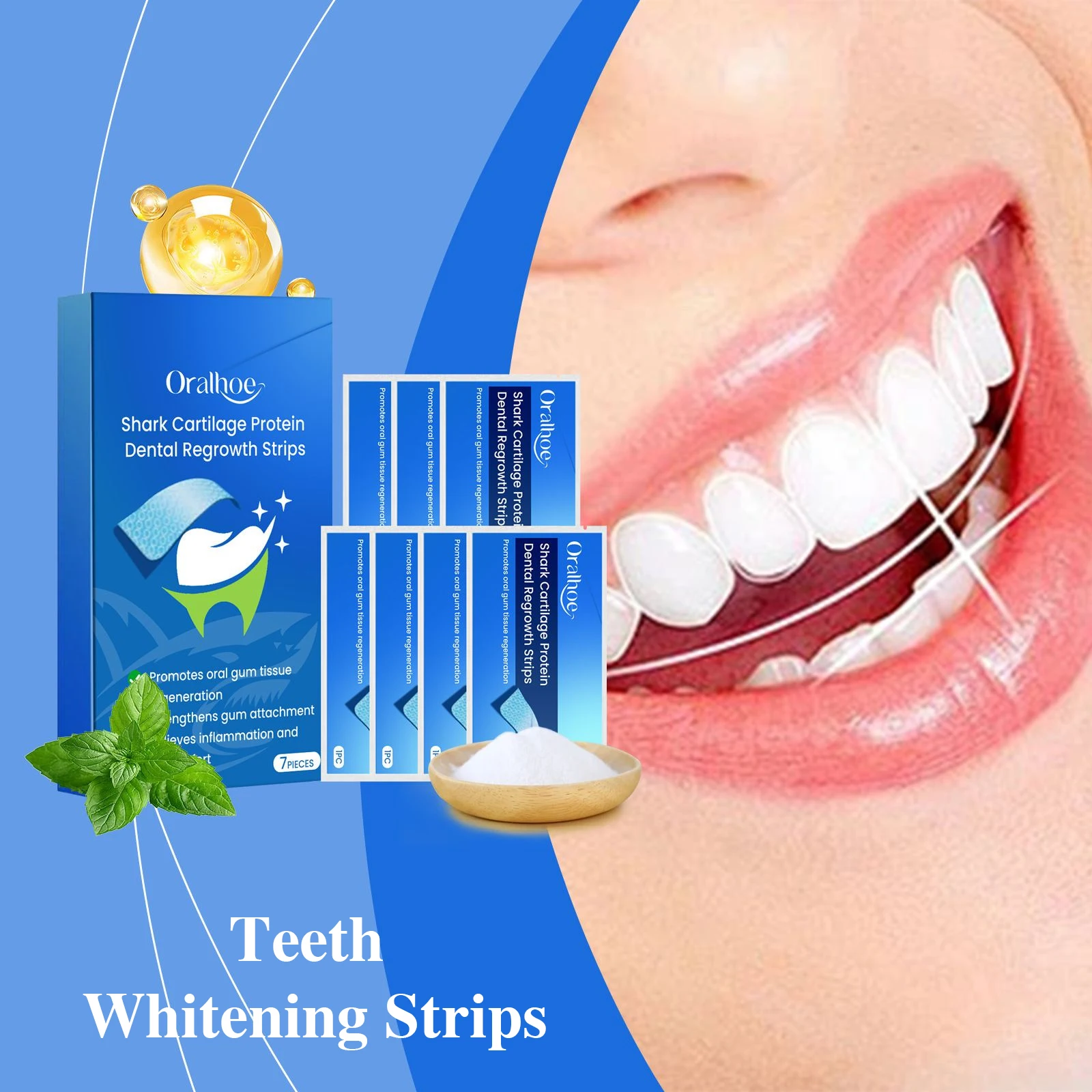 

Белок хряща, полоски для отбеливания зубов, удаление пятен налета, желтая чистка зубов, осветление зубов, свежее дыхание, уход за полостью рта