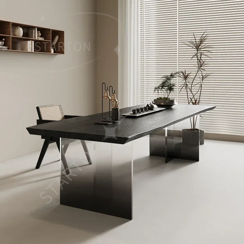 Wooden Study Organiser Computer Desk Standing Office Laptop Executive Reading Computer Desks Gaming Art Mesa