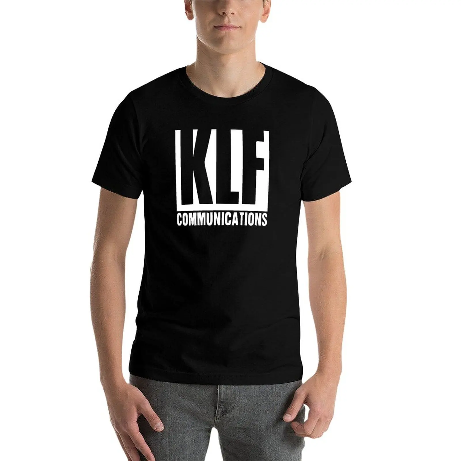 تي شيرت KLF Communications تي شيرت رجالي من القطن القطني