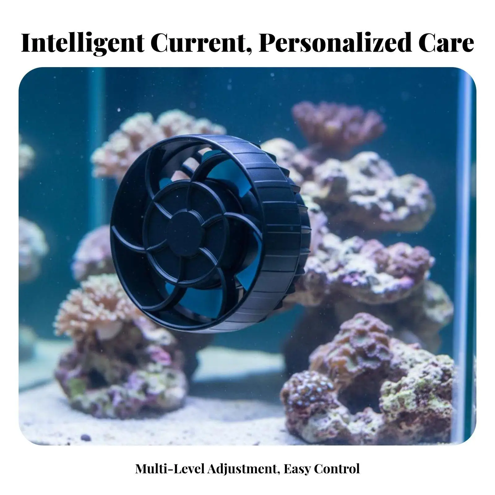 Aquarium Flow Pump Wave Maker for Saltwater Tank Submersible Circulation Pump Quiet Marine Accessory