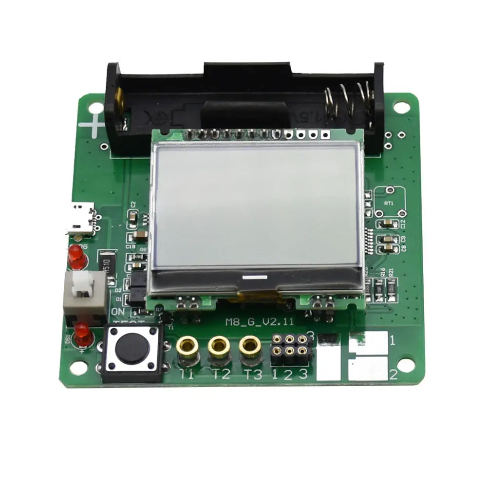 Transistor Tester Bipolar Mosfet Triode Inductor Capacitance Meter Meter High Precision Resistance Diode