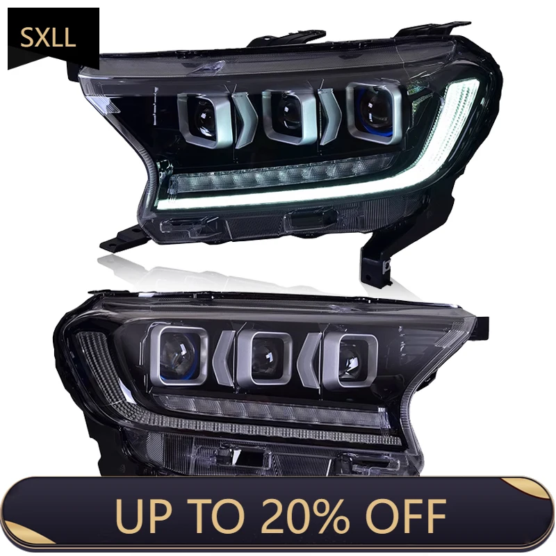 

SXLL Headlight Projector Lens 2015 Everest Dynamic Signal Headlight F-100 Endeavour Light Emitting Diode Headlight Drl Car