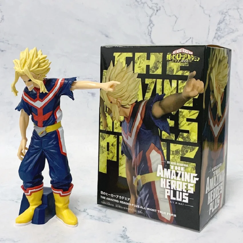 Anime My Hero Academia Serie Figura All·Might Midoriya Izuku Shoto Bakugou Boku Izuku Duke Azione Modello in PVC Bambola Giocattolo per bambini Regalo