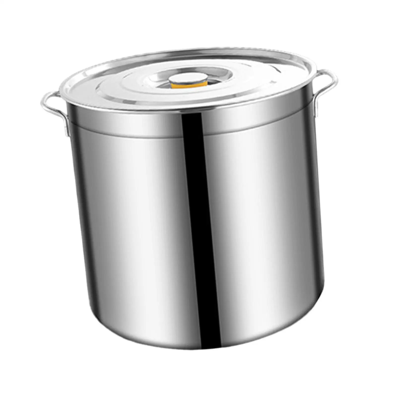 Stainless Steel Stock Pot Canning Pasta Pot for Boiling Strew Simmer Oil Bucket