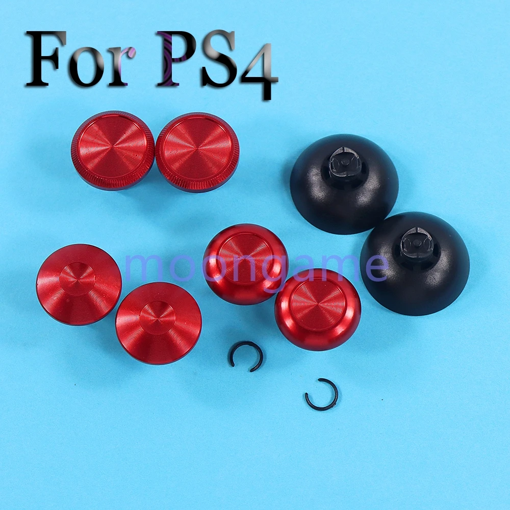 

1set Replacement 3D Joystick Buttons Thumbstick Cap Metal for PS4 Switch Pro XBOXONE PS5 Edge