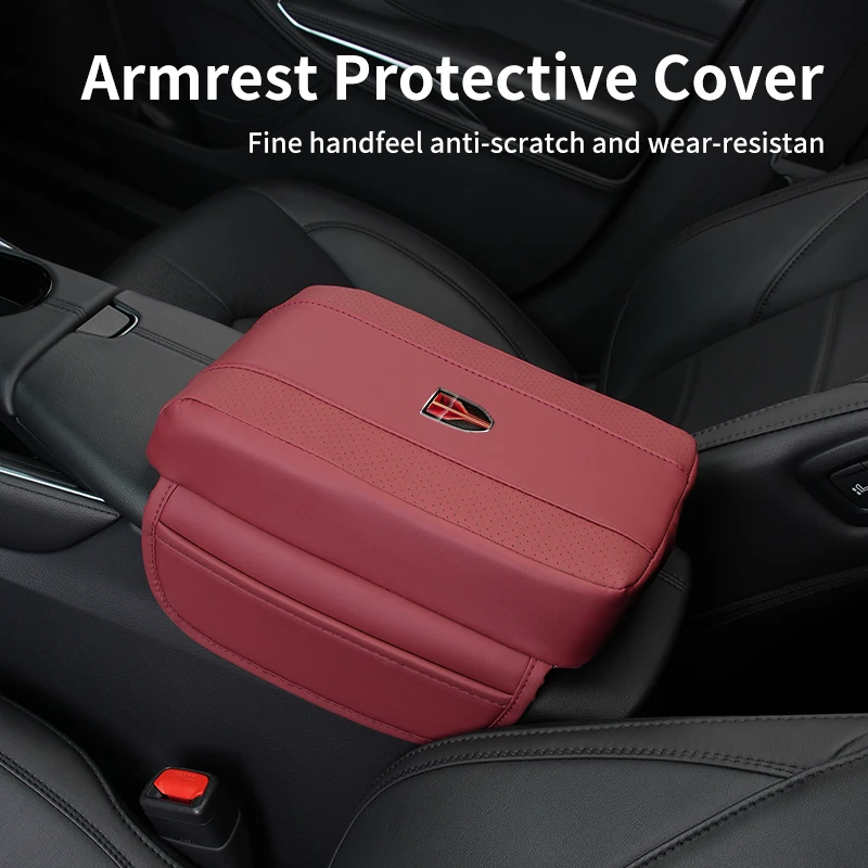 Car Armrest Box Booster Pad with Storage Bag Auto Accessories For Hongqi HS5 H5 H9 E-QH5 HS7 E-HS9 H7 E-HS3