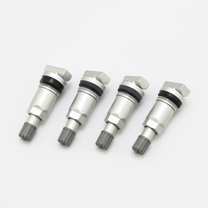 4pcs TPMS Valves for Benz Aluminum Tubeless Tire Valves for Mercedes Tyre Pressure Monitor System Sensor Tire Nipple Stem Kit