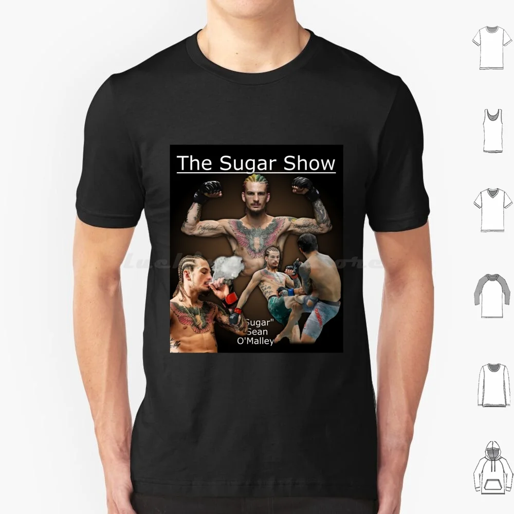 The Sugar Show 2.0 : Sean O'malley T Shirt Big Size 100% Cotton 250 Conor Mcgregor Mcgregor Fighter Fight Official Vs Sean O
