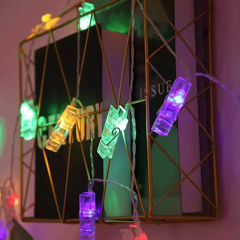 3M LED ストリングフェアリーライト フォトクリップ ガ - Lighting Room Decor Photo のレビューと価格