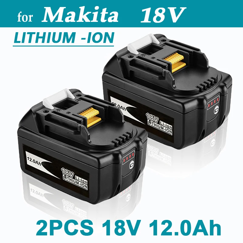 100% for Makita 18V 12.0Ah Rechargeable Battery ,For Makita BL1830 BL1830B BL1840 BL1840B BL1850 BL1850B Power Tools Battery